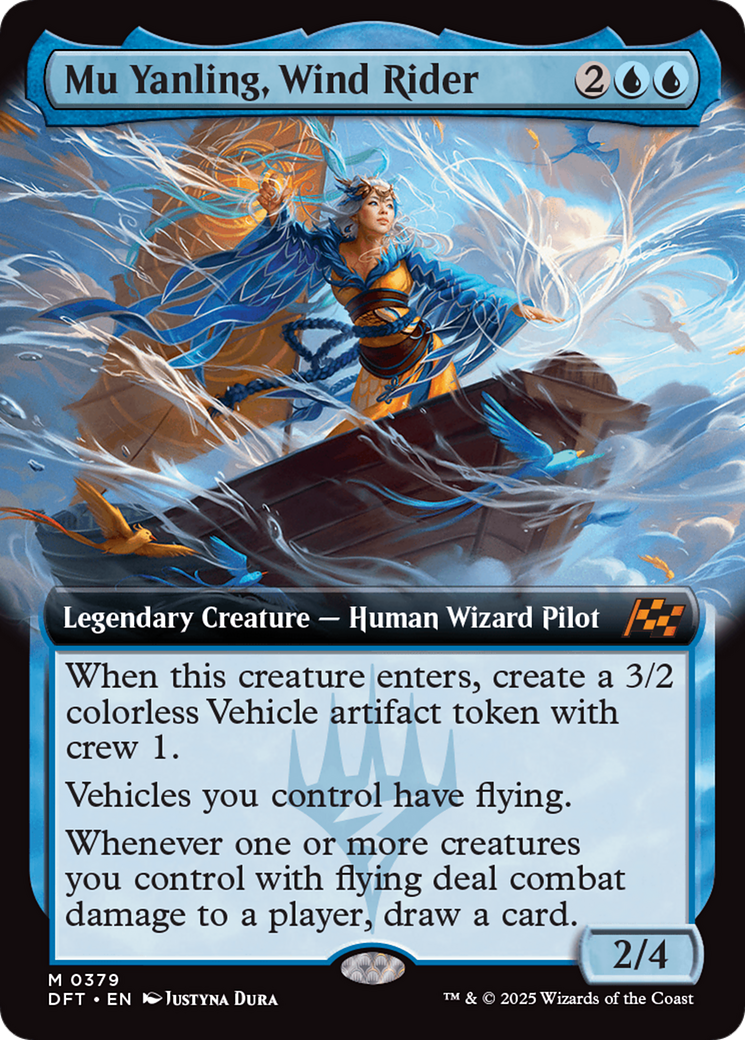 Mu Yanling, Wind Rider (Extended Art) [Aetherdrift] | PLUS EV GAMES 