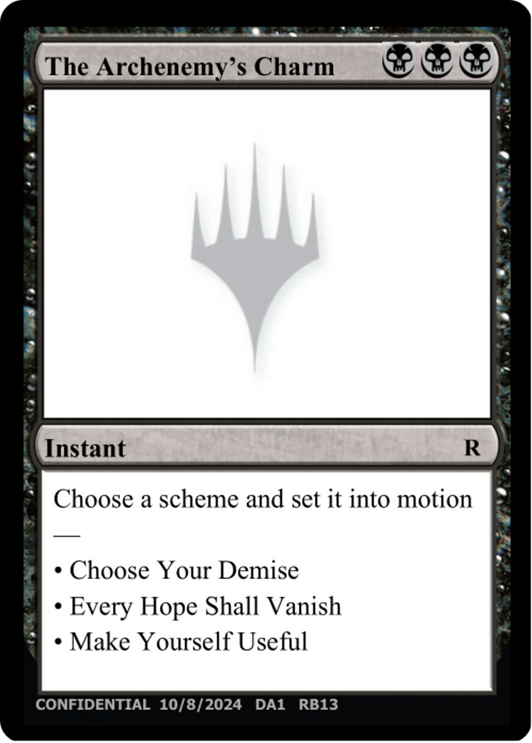 The Archenemy's Charm [Unknown Event] | PLUS EV GAMES 