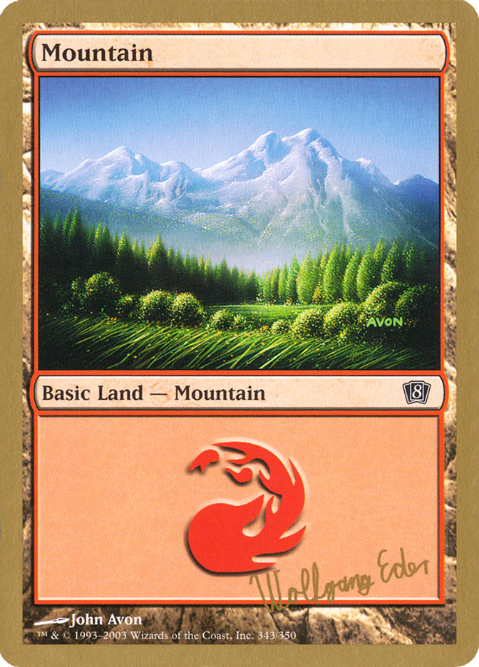 Mountain (we343) (Wolfgang Eder) [World Championship Decks 2003] | PLUS EV GAMES 