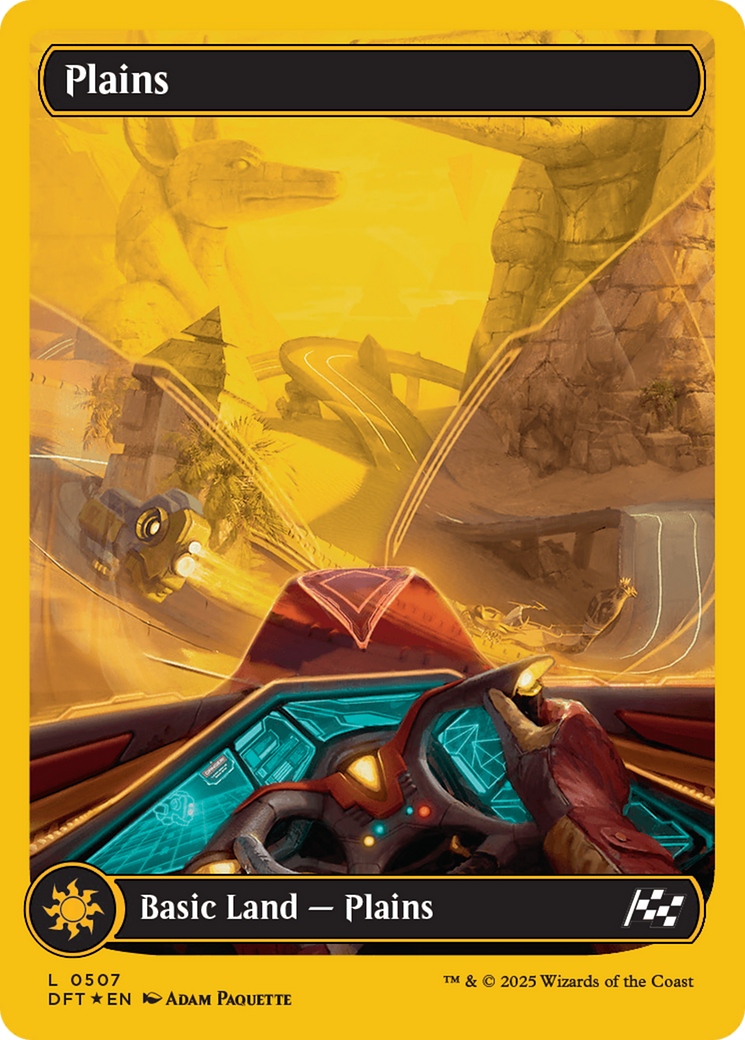 Plains (0507) (First-Place Foil) [Aetherdrift] | PLUS EV GAMES 