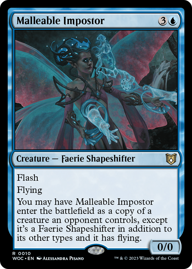 Malleable Impostor [Wilds of Eldraine Commander] | PLUS EV GAMES 