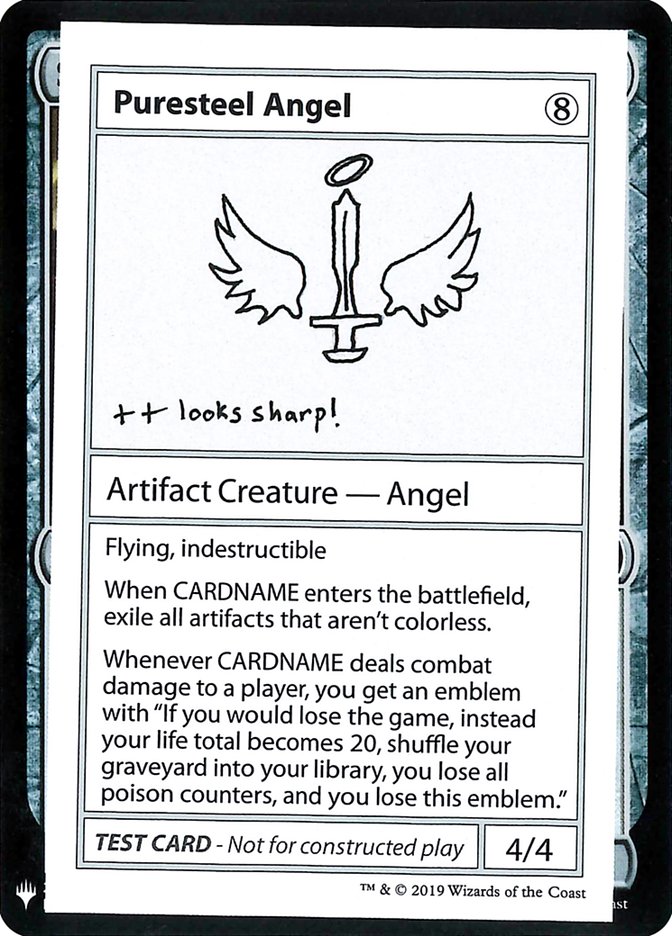 Puresteel Angel [Mystery Booster Playtest Cards] | PLUS EV GAMES 