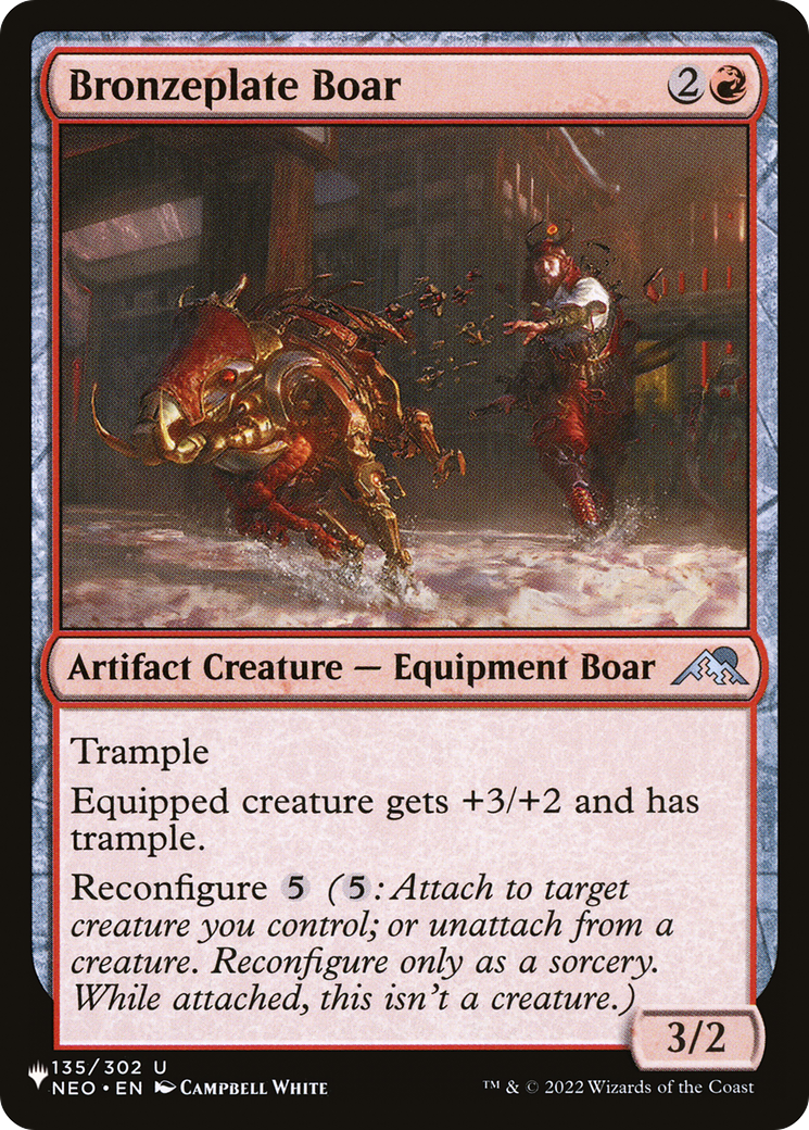 Bronzeplate Boar [The List Reprints] | PLUS EV GAMES 