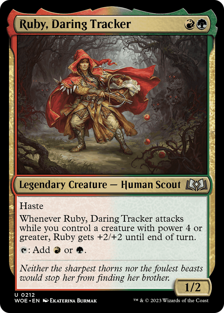 Ruby, Daring Tracker [Wilds of Eldraine] | PLUS EV GAMES 