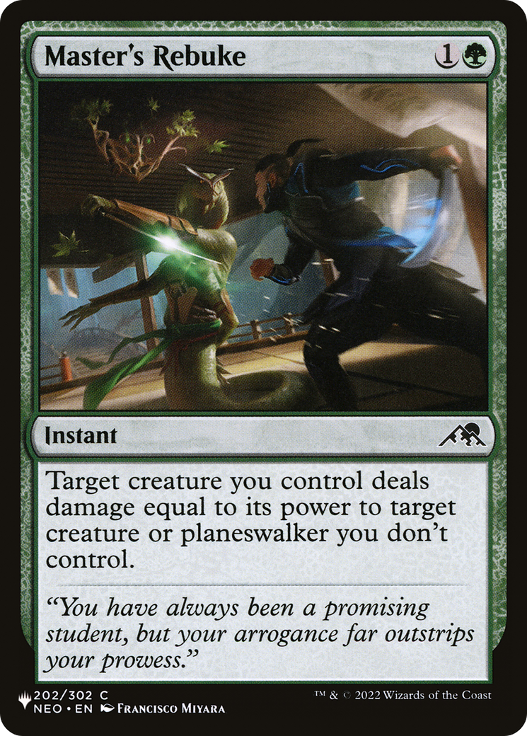 Master's Rebuke [The List] | PLUS EV GAMES 