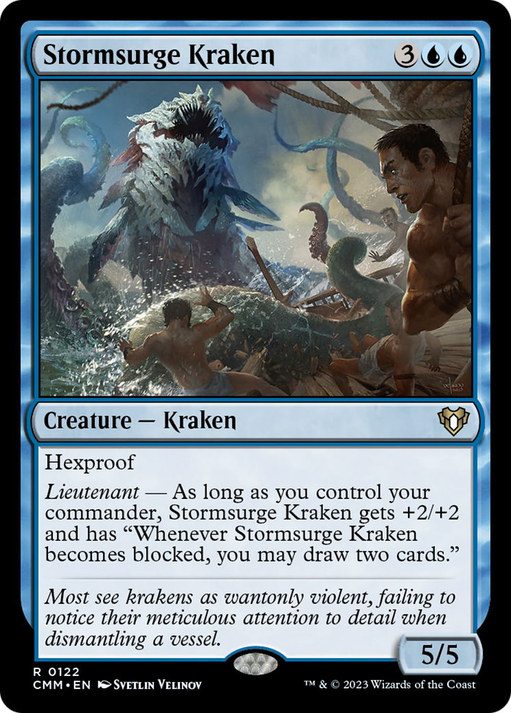 Stormsurge Kraken [Commander Masters] | PLUS EV GAMES 