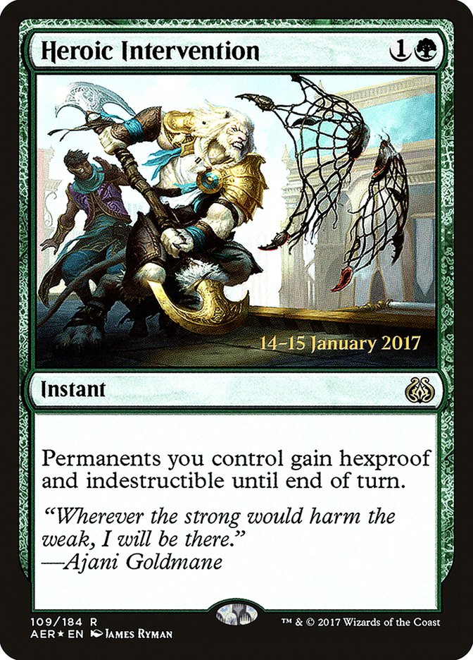 Heroic Intervention [Aether Revolt Prerelease Promos] | PLUS EV GAMES 