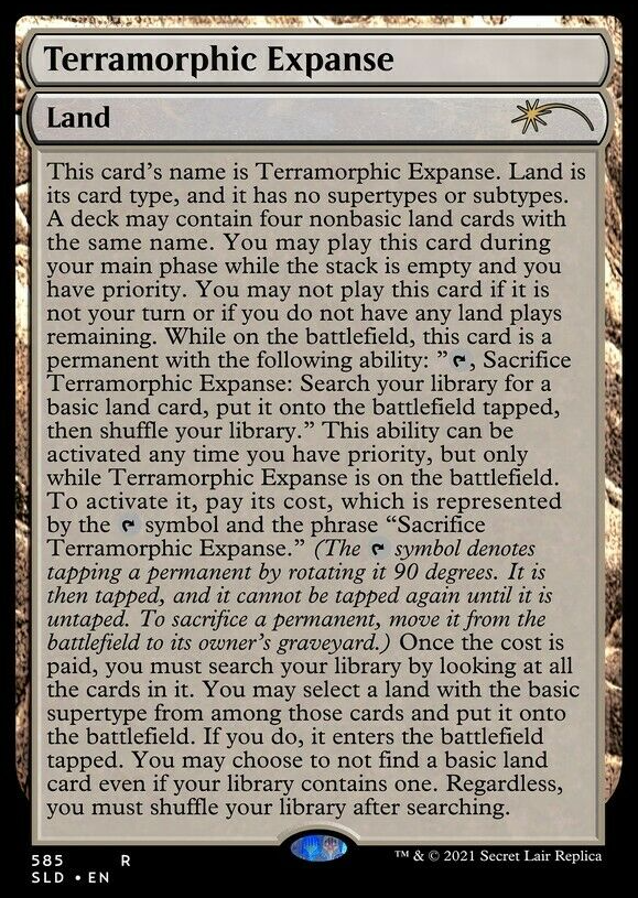 Terramorphic Expanse (Full Text) [Secret Lair Drop Promos] | PLUS EV GAMES 