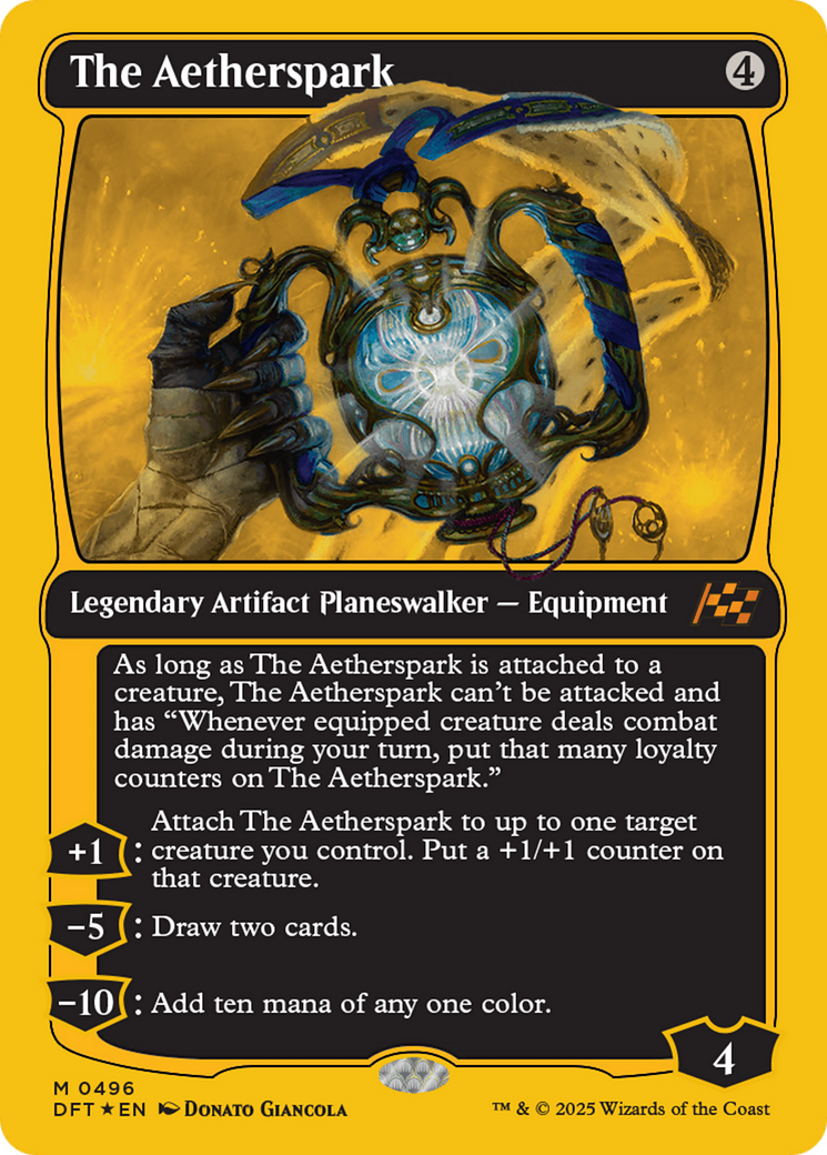 The Aetherspark (First-Place Foil) [Aetherdrift] | PLUS EV GAMES 