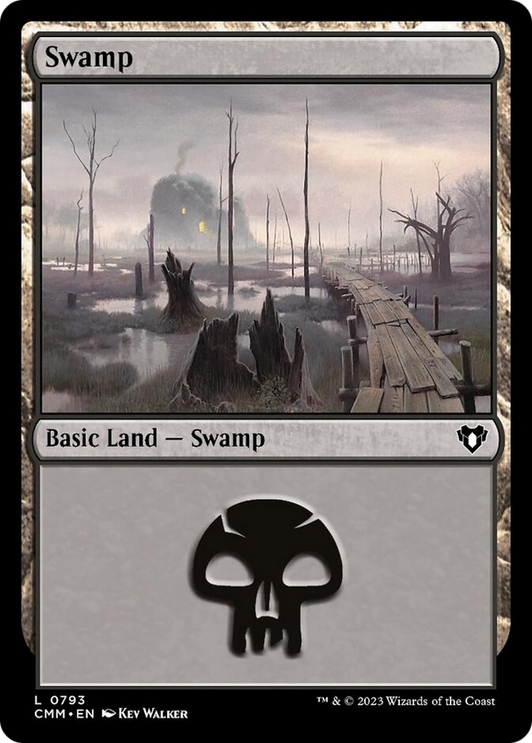 Swamp (793) [Commander Masters] | PLUS EV GAMES 