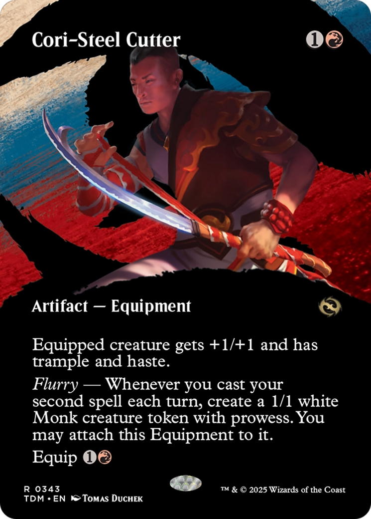 Cori-Steel Cutter (Borderless) [Tarkir: Dragonstorm] | PLUS EV GAMES 