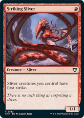 Striking Sliver [Commander Masters] | PLUS EV GAMES 