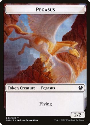Pegasus // Satyr Double-sided Token [Theros Beyond Death Tokens]