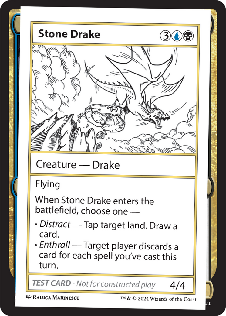 Stone Drake [Mystery Booster 2 Playtest Cards] | PLUS EV GAMES 