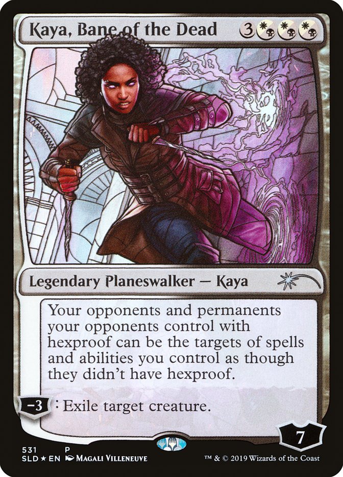 Kaya, Bane of the Dead (Stained Glass) [Secret Lair Drop Promos] | PLUS EV GAMES 