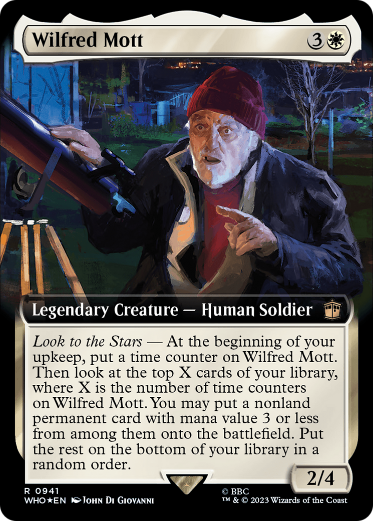 Wilfred Mott (Extended Art) (Surge Foil) [Doctor Who] | PLUS EV GAMES 