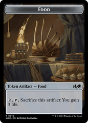 Faerie // Food (0010) Double-Sided Token [Wilds of Eldraine Tokens] | PLUS EV GAMES 