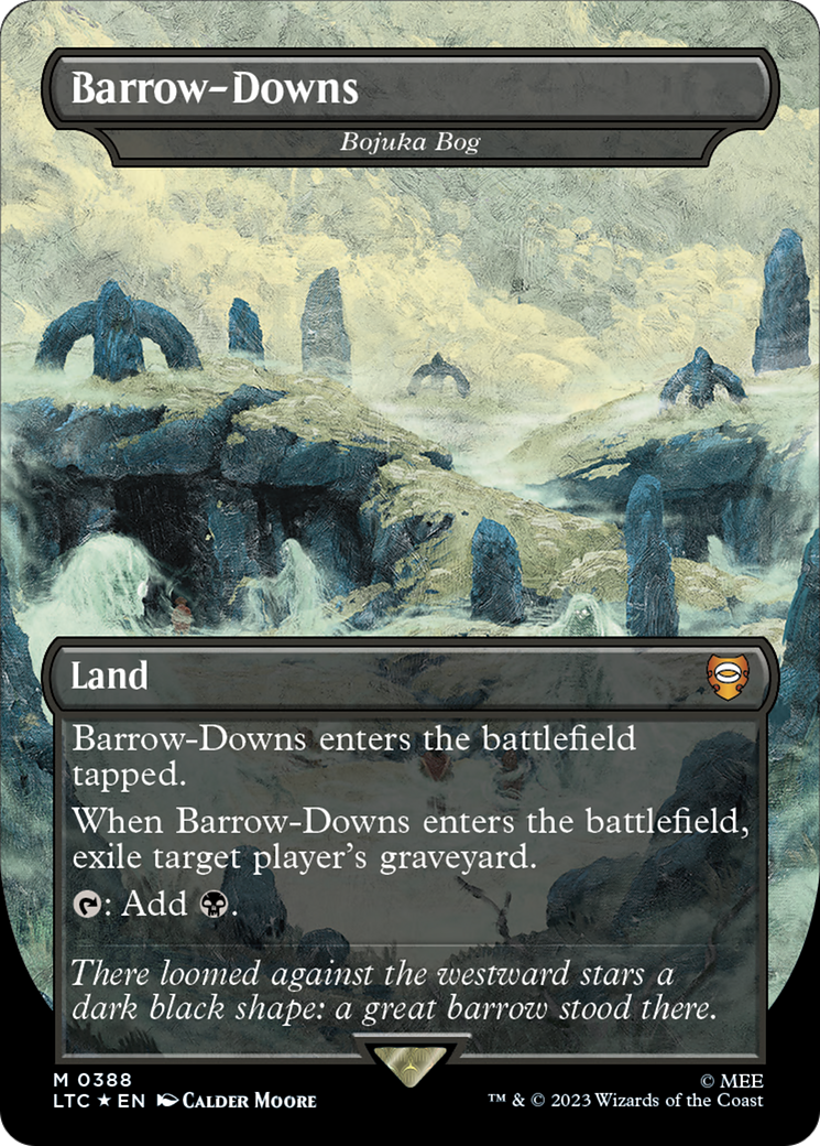 Barrow-Downs - Bojuka Bog (Surge Foil Realms and Relics) [The Lord of the Rings: Tales of Middle-Earth Commander] | PLUS EV GAMES 