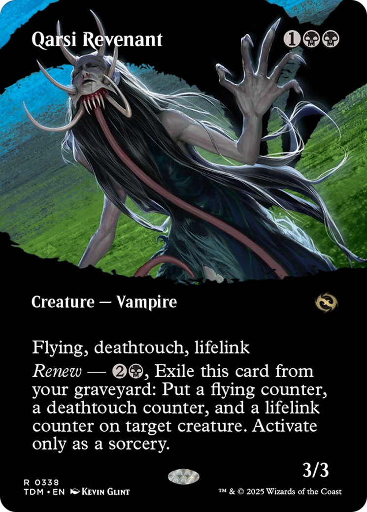 Qarsi Revenant (Borderless) [Tarkir: Dragonstorm] | PLUS EV GAMES 