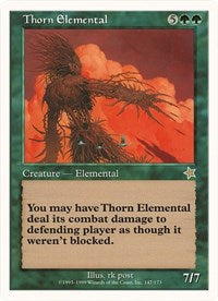 Thorn Elemental (Oversized) [Oversize Cards] | PLUS EV GAMES 