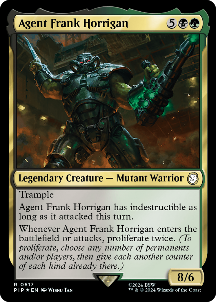 Agent Frank Horrigan (Surge Foil) [Fallout] | PLUS EV GAMES 