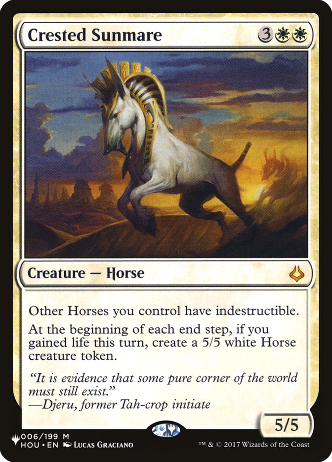 Crested Sunmare [The List] | PLUS EV GAMES 