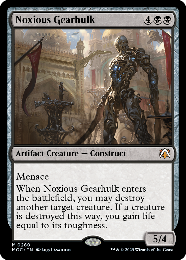 Noxious Gearhulk [March of the Machine Commander] | PLUS EV GAMES 