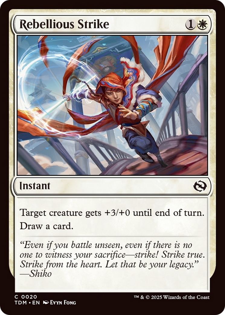 Rebellious Strike [Tarkir: Dragonstorm] | PLUS EV GAMES 