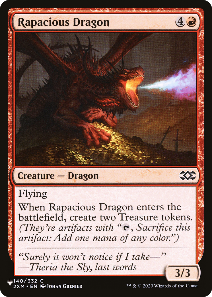 Rapacious Dragon [The List Reprints] | PLUS EV GAMES 