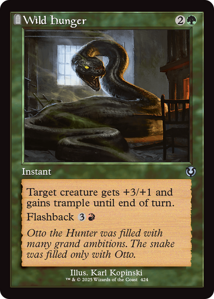 Wild Hunger (Retro Frame) [Innistrad Remastered] | PLUS EV GAMES 