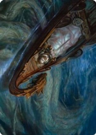 Funeral Longboat Art Card [Kaldheim: Art Series]