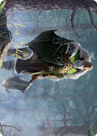 Fynn, the Fangbearer Art Card (Gold-Stamped Signature) [Kaldheim: Art Series]