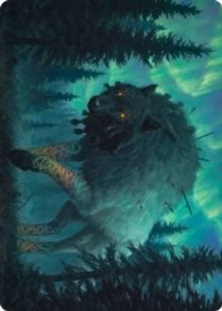 Sarulf, Realm Eater Art Card [Kaldheim: Art Series]