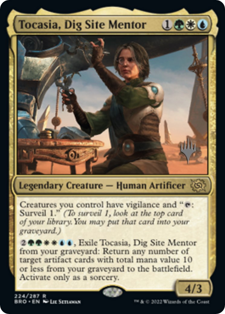 Tocasia, Dig Site Mentor (Promo Pack) [The Brothers' War Promos] | PLUS EV GAMES 