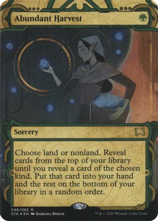 Abundant Harvest (Etched Foil) [Strixhaven Mystical Archive]