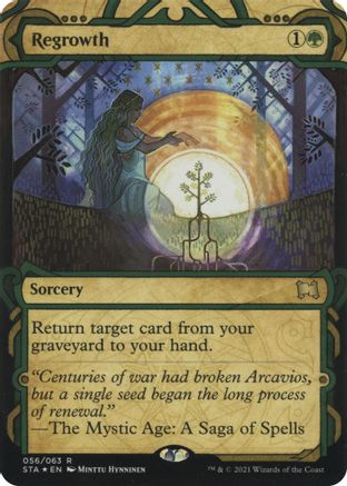 Regrowth (Etched Foil) [Strixhaven Mystical Archive]