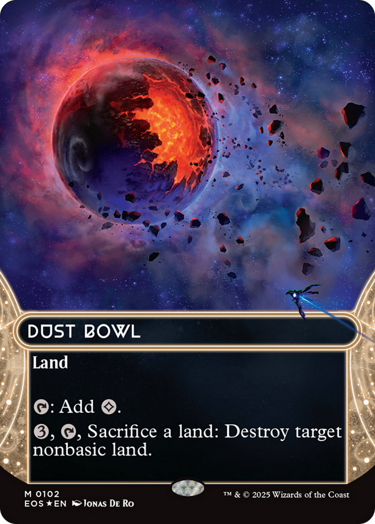 Dust Bowl (0102) (Borderless) (Galaxy Foil) [Edge of Eternities: Stellar Sights] | PLUS EV GAMES 