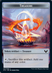 Elemental // Treasure Double-Sided Token [Strixhaven: School of Mages Tokens] | PLUS EV GAMES 