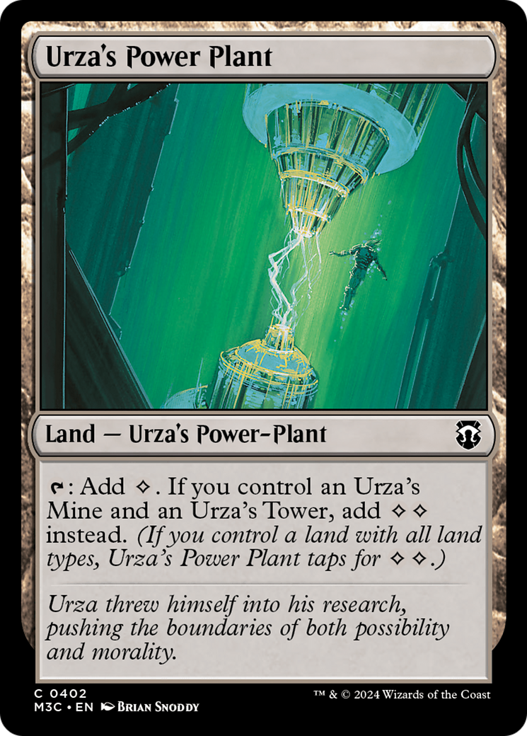 Urza's Power Plant (Ripple Foil) [Modern Horizons 3 Commander] | PLUS EV GAMES 