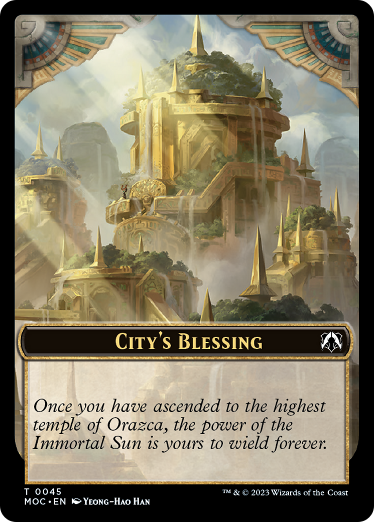 Butterfly // City's Blessing Double-Sided Token [March of the Machine Commander Tokens] | PLUS EV GAMES 