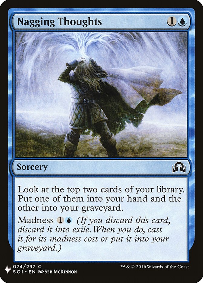 Nagging Thoughts [Mystery Booster] | PLUS EV GAMES 