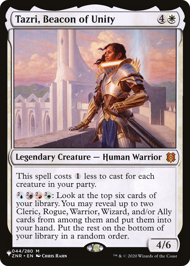 Tazri, Beacon of Unity (ZNR) [The List] | PLUS EV GAMES 