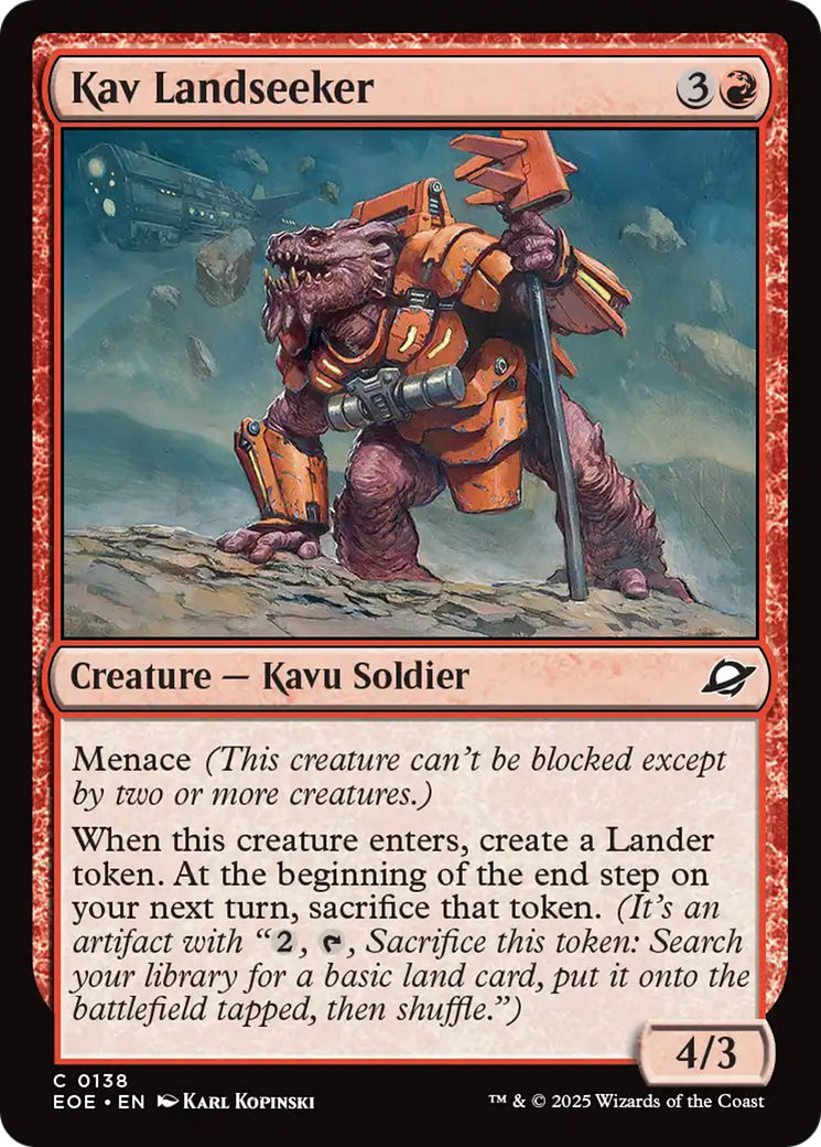 Kav Landseeker [Edge of Eternities] | PLUS EV GAMES 