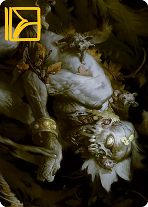 Nested Shambler Art Card (Gold-Stamped Signature) [Modern Horizons 2 Art Series] | PLUS EV GAMES 