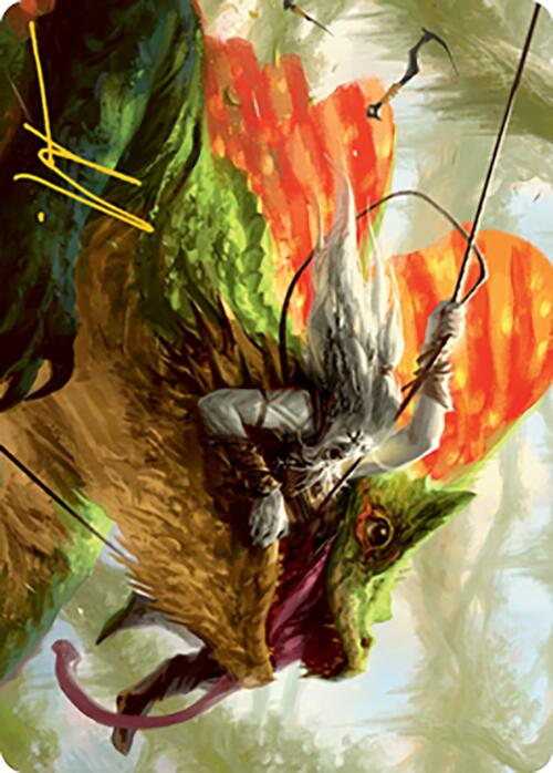 Captured by Lagacs Art Card (Gold-Stamped Signature) [Modern Horizons 2 Art Series] | PLUS EV GAMES 