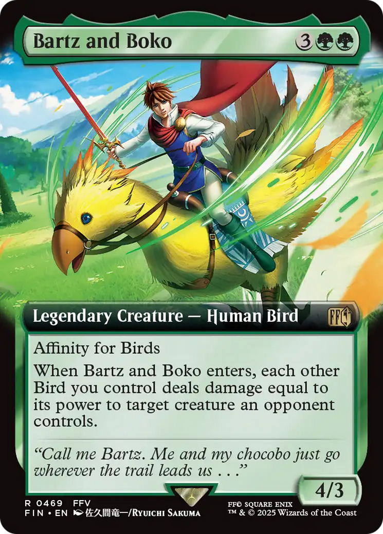 Bartz and Boko (Extended Art) [FINAL FANTASY] | PLUS EV GAMES 