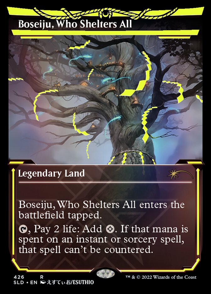 Boseiju, Who Shelters All (Neon Ink Yellow) [Secret Lair Drop Series] | PLUS EV GAMES 