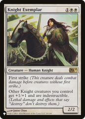 Knight Exemplar (Magic 2011) [The List] | PLUS EV GAMES 