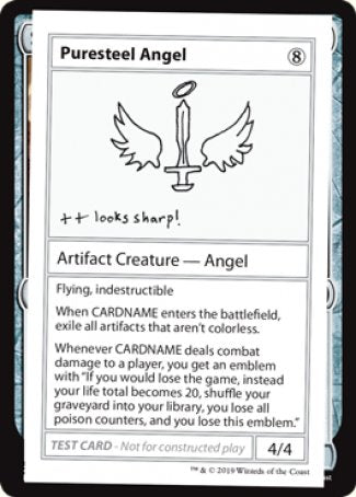 Puresteel Angel (2021 Edition) [Mystery Booster Playtest Cards] | PLUS EV GAMES 