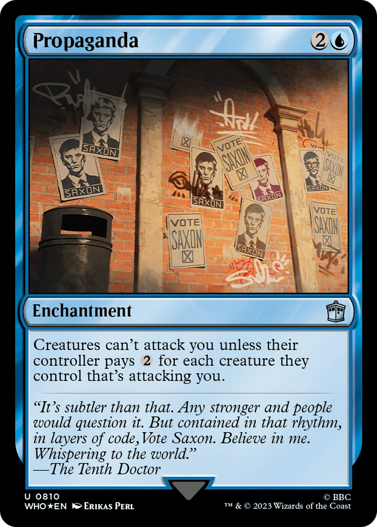 Propaganda (Surge Foil) [Doctor Who] | PLUS EV GAMES 